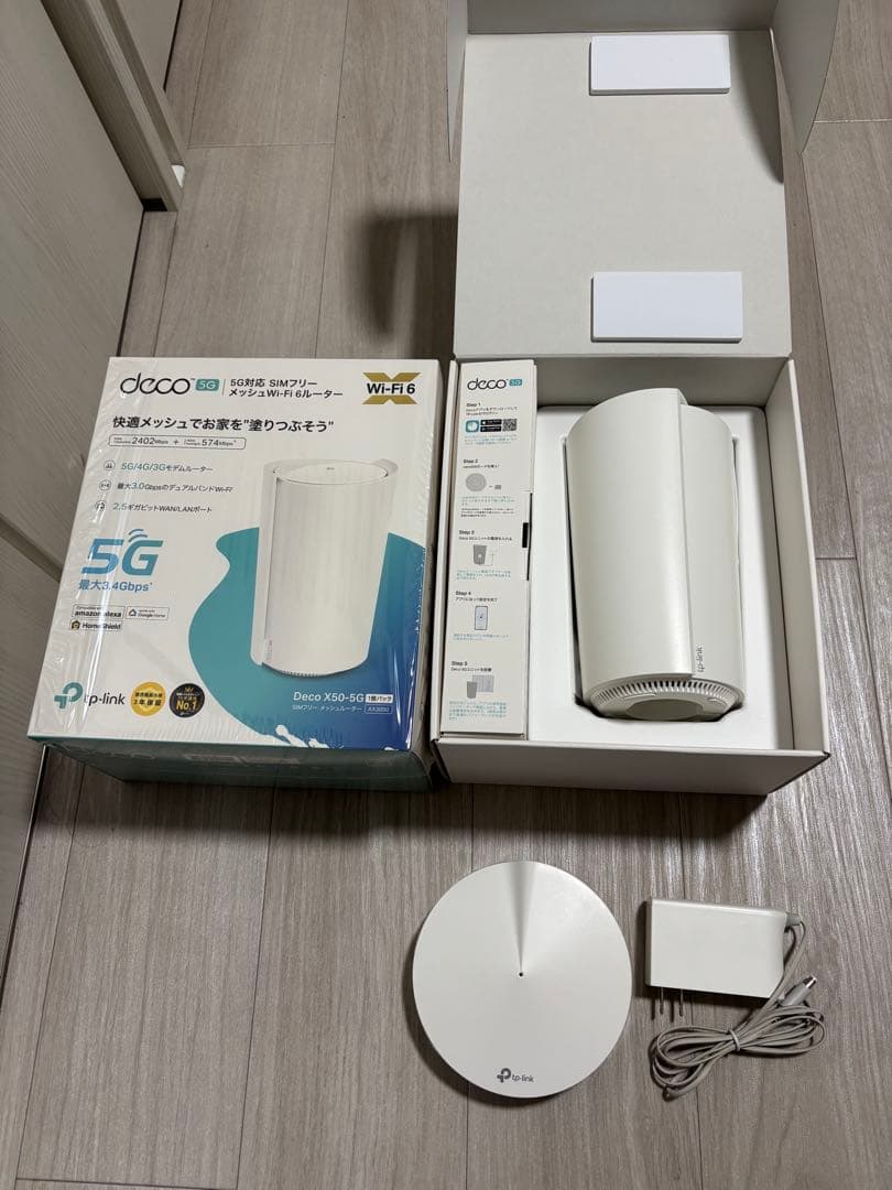 TP-Link Deco X50-5G 、M9 Plusメッシュホームルーター