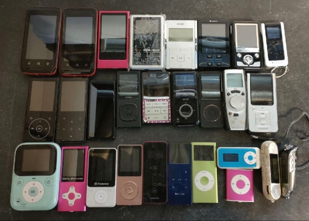 プレーヤー ポータブル デジタルオーディオプレーヤー 28点セットジャンク品
