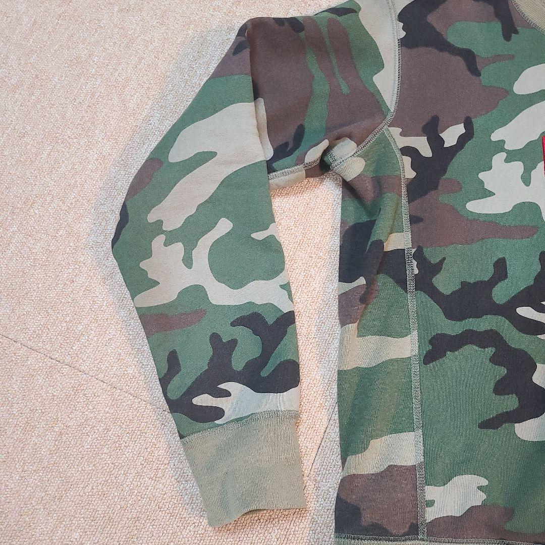 u*f様 Supreme ボックスロゴ トレーナー 迷彩柄 Sサイズ