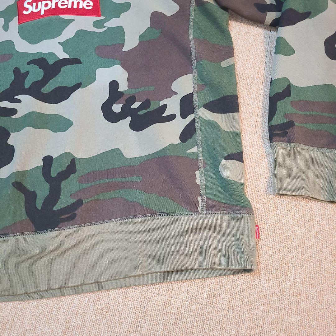 u*f様 Supreme ボックスロゴ トレーナー 迷彩柄 Sサイズ