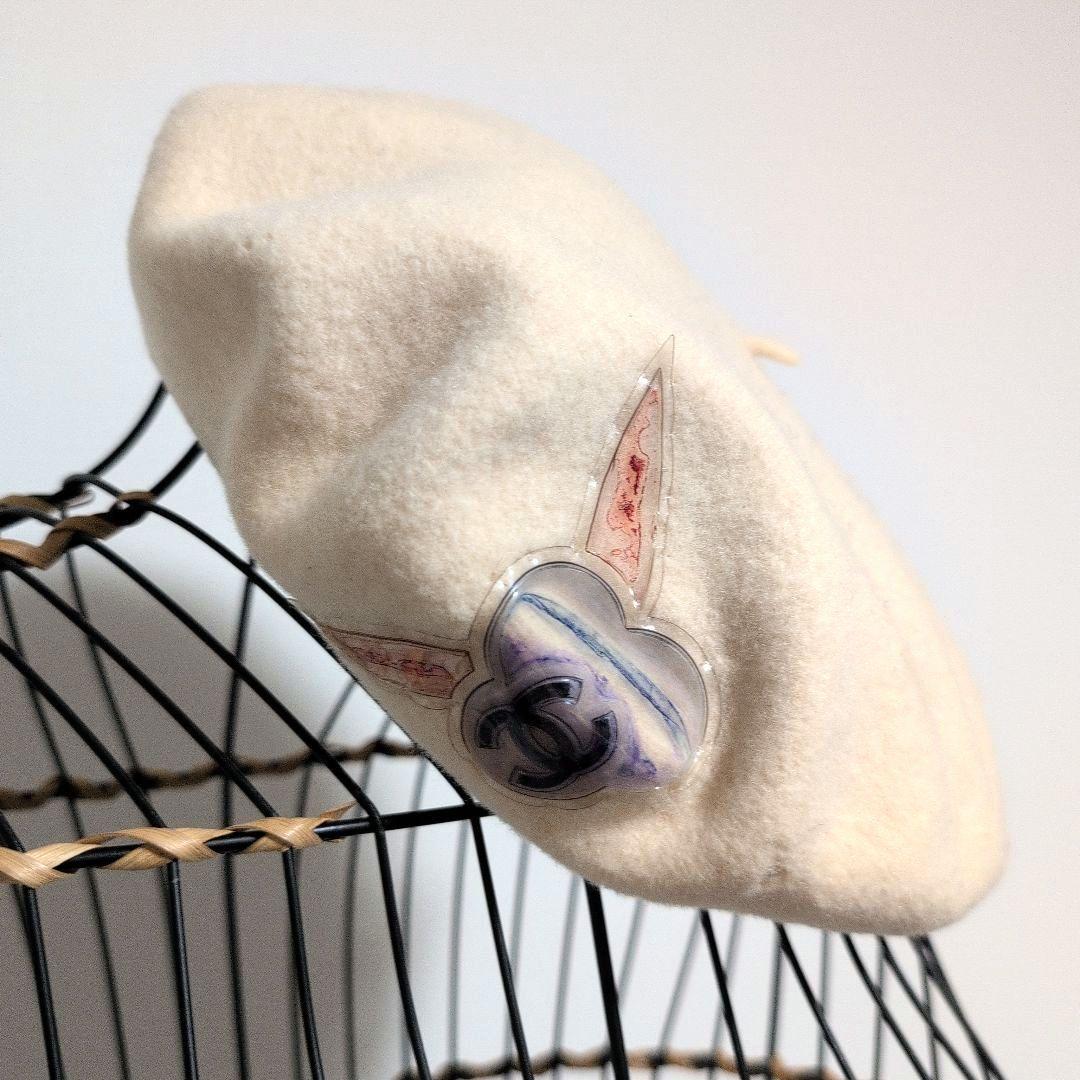 みかん　シャネル ベレー帽