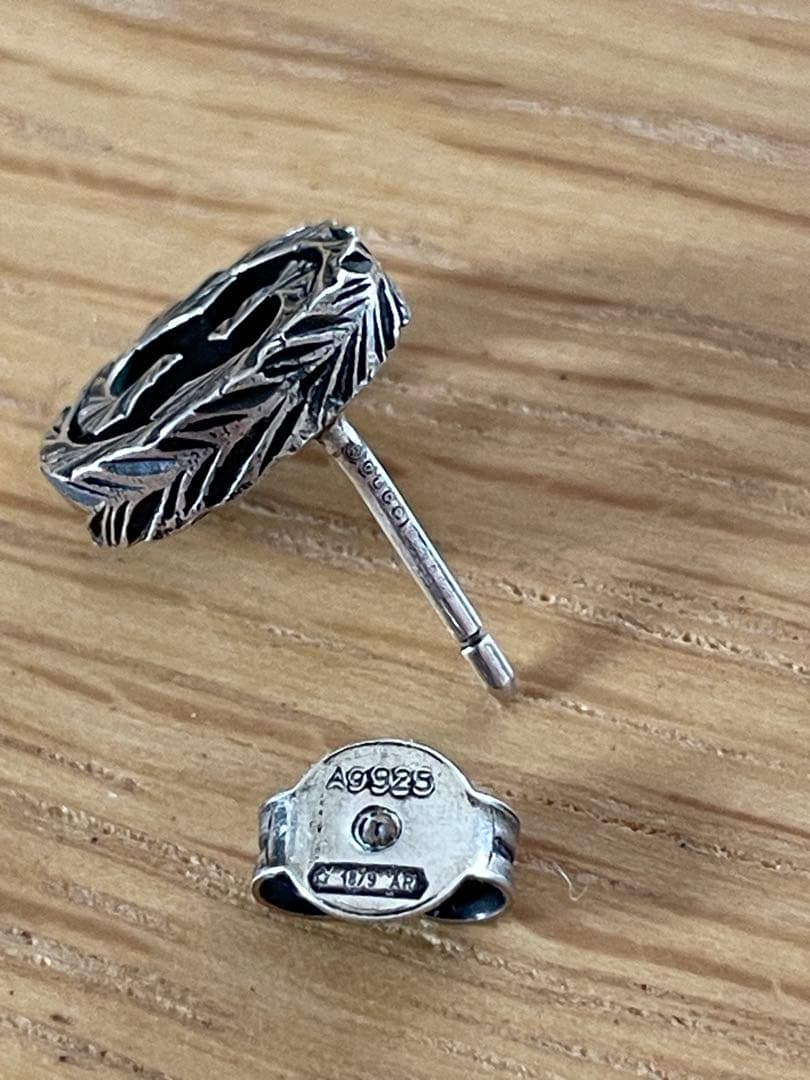 達摩さま　専用　GUCCI インターロッキングG シルバーピアス