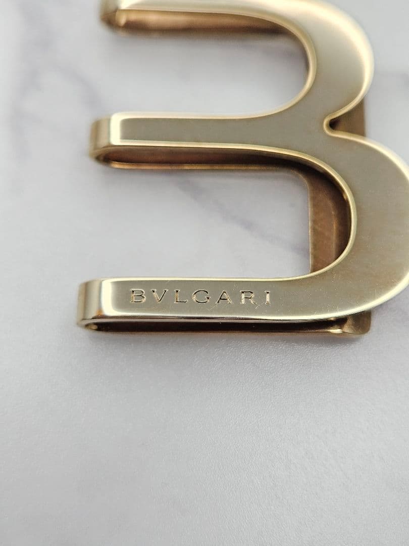 BVLGARI ブルガリ フォーマル タイバー ネクタイピン Bモチーフ