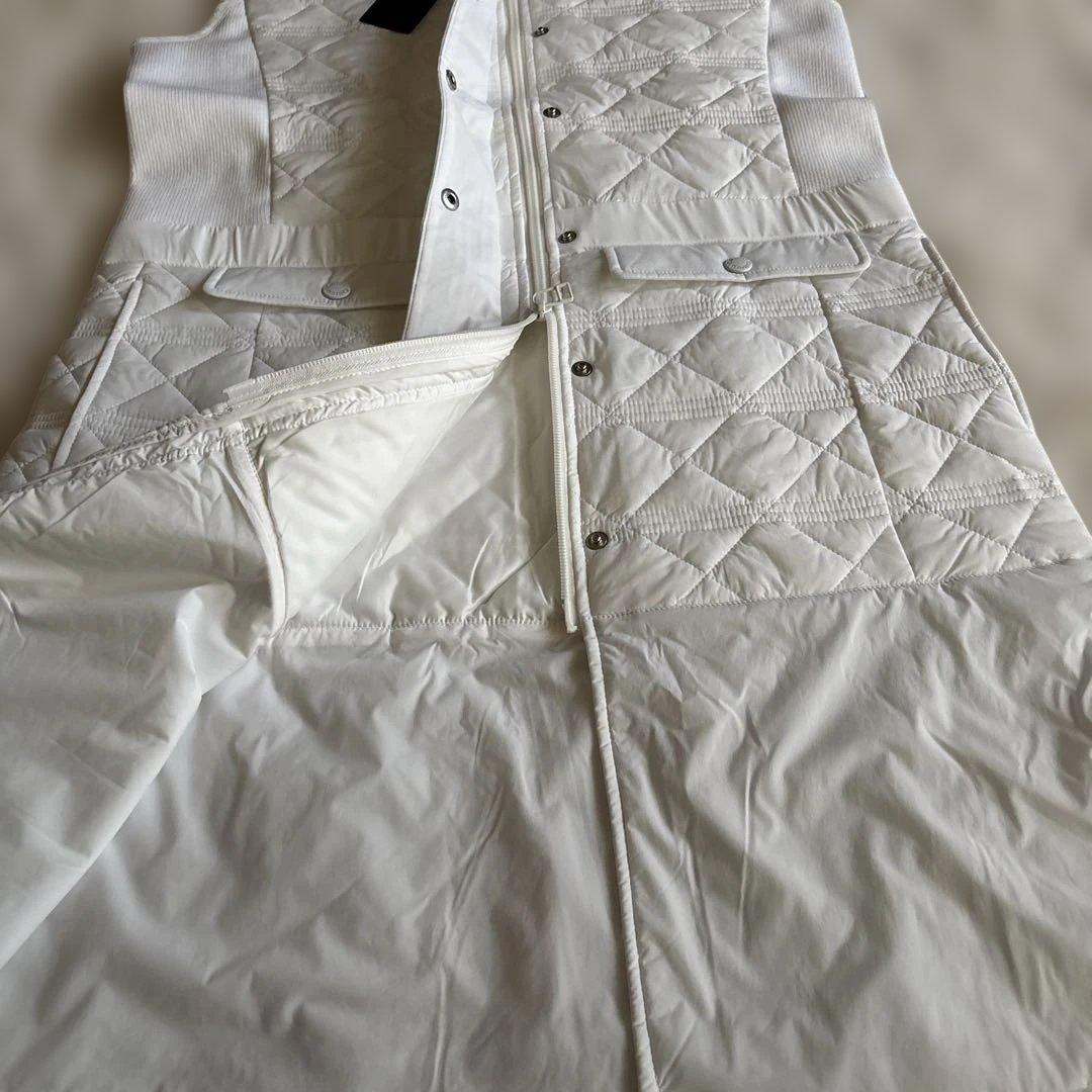新品　キャロウェイ　中綿入りロングベスト　白　サイズLL 送料込み