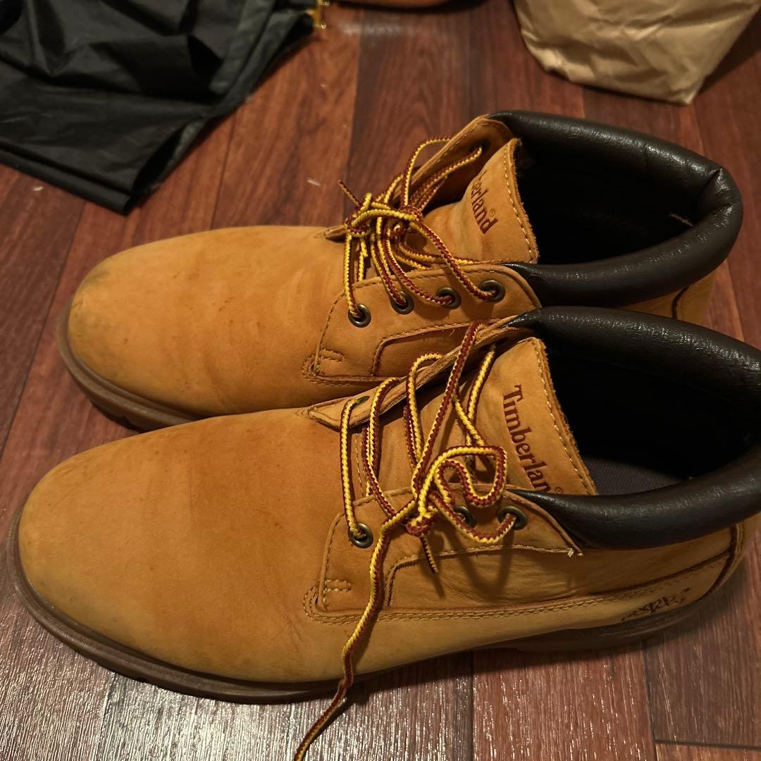 Timberland ブラウン ワークブーツ ミッドカット、ローカット