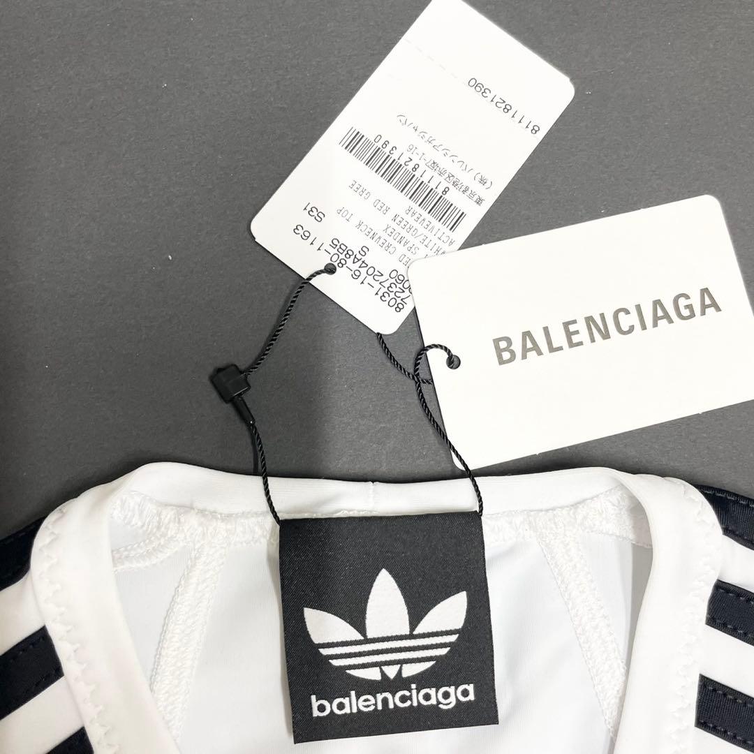 未使用 BALENCIAGA ADIDAS バレンシアガ アディダス ロンT