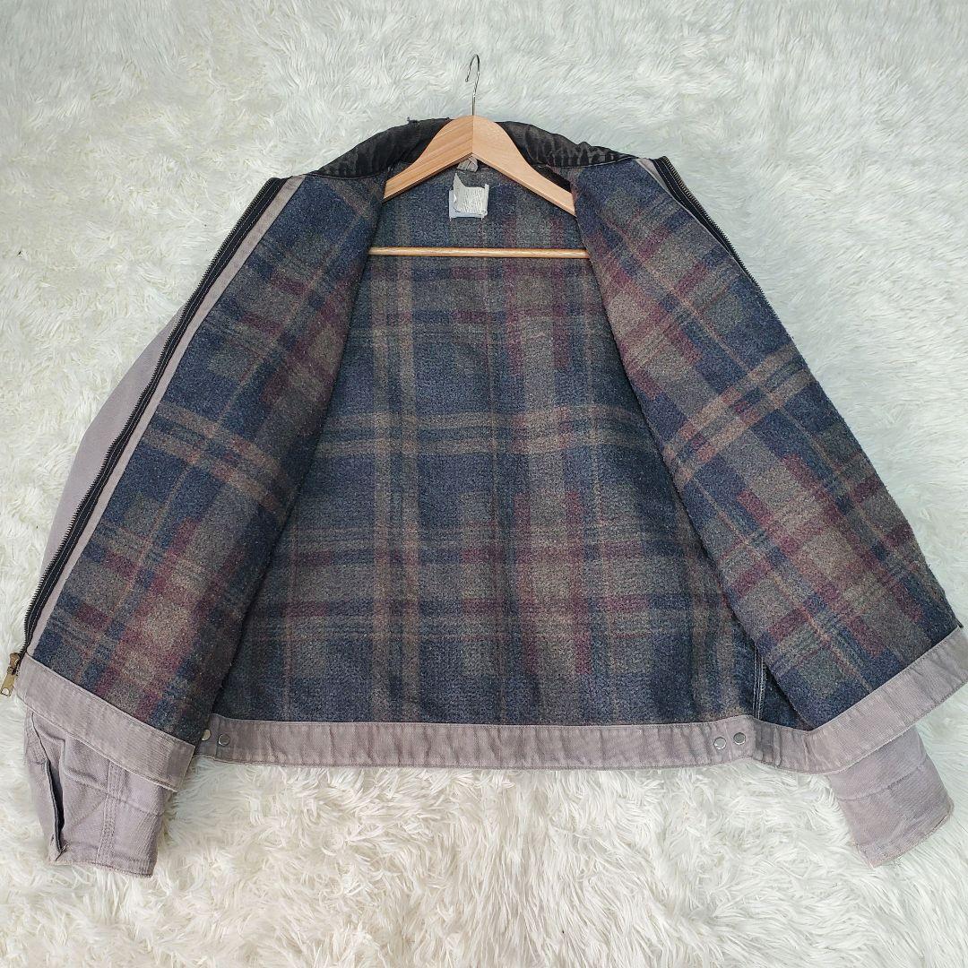 90s カーハート デトロイトジャケット グレー 2XL 野村訓一 J76CMT