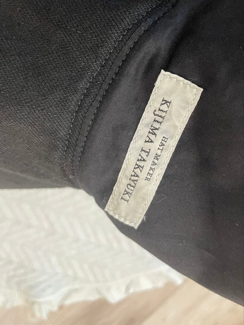 KIJIMA TAKAYUKI DENIM BUCKET ハット 黒