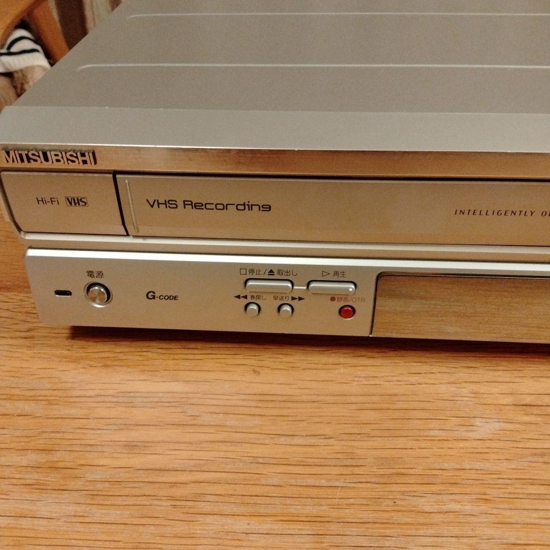 MITSUBISHI　ビデオ一体型DVDレコーダーDVR-S300＆リモコン