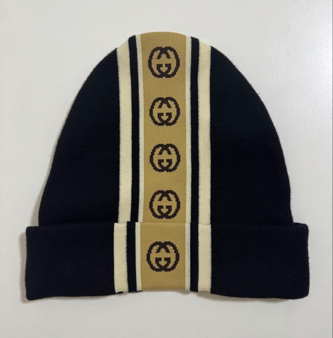 Mサイズ GUCCI ニット帽 ビーニー 本物 超美品