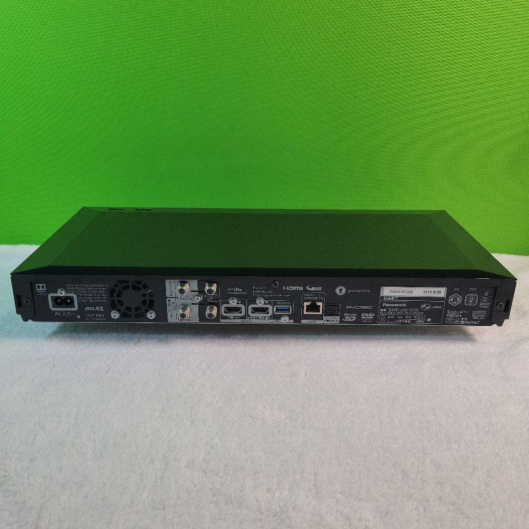 パナソニック DMR-UBZ2030 2018年製 4Kブルーレイレコーダー