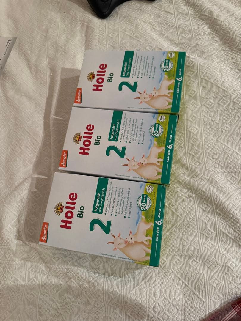 ホレ オーガニック 山羊 ヤギ粉ミルク Step2 400g×3 HOLLE