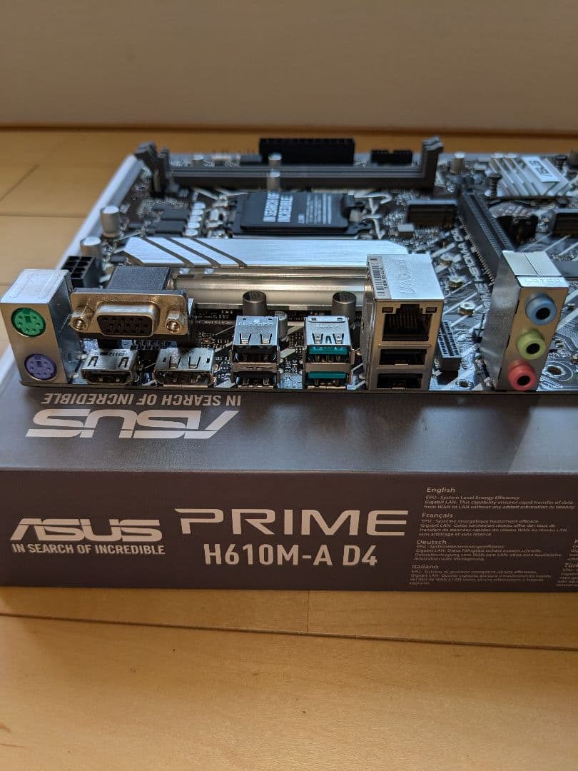 CPU Core i5 12400F & ASUS PRIME H610M-A D4
