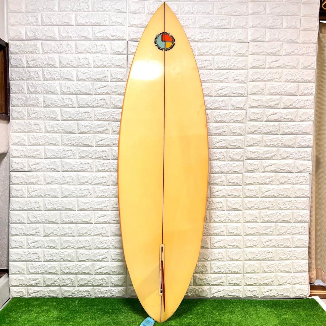 希少　godeess ショートボード　シングルフィン　5’10ft レトロ