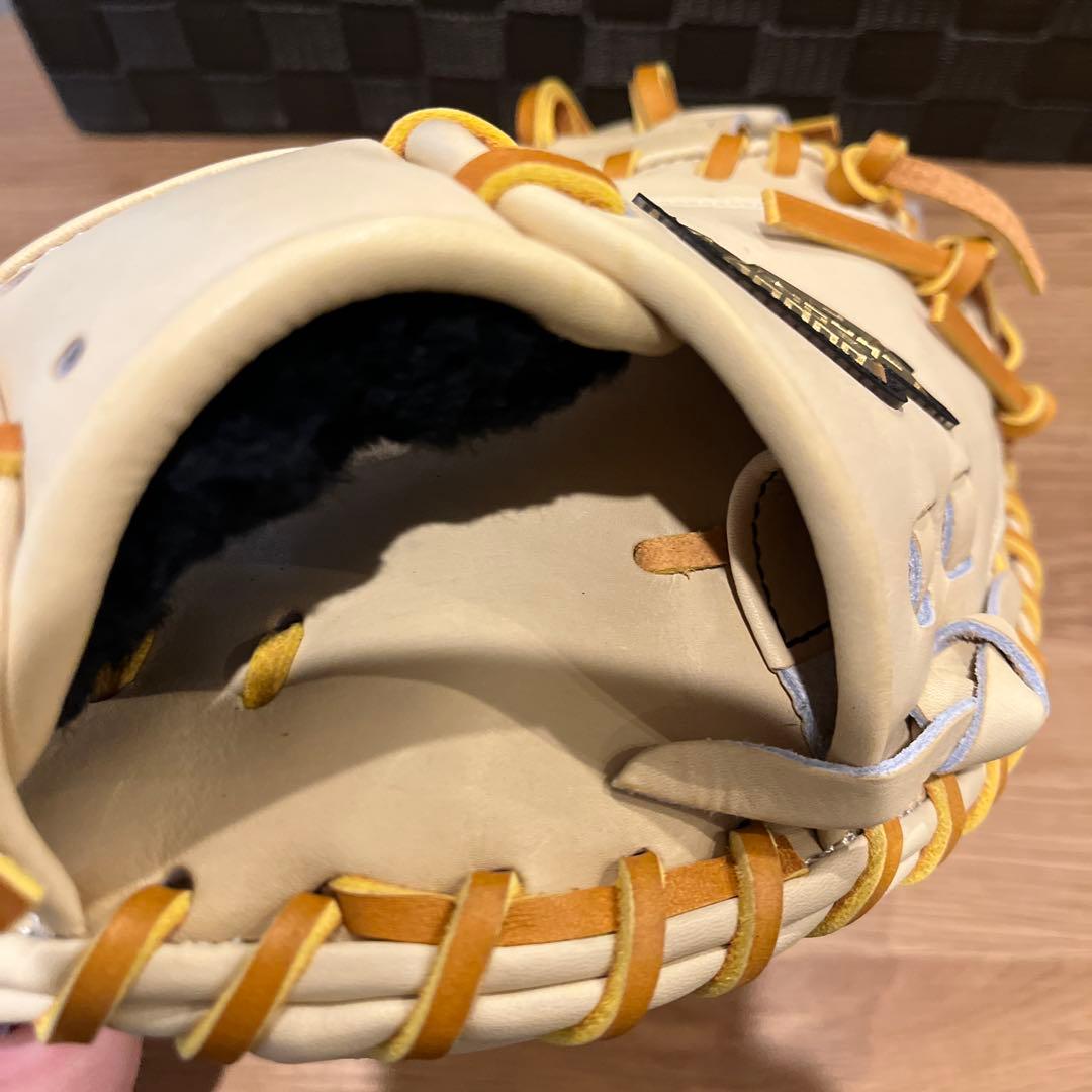 美才治 新品値下げ中硬式用 SSK キャッチャーミット キャメル