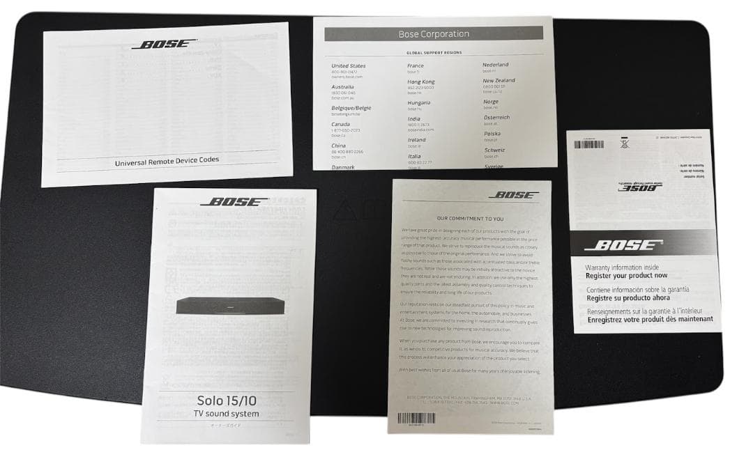 極美品　BOSE Solo15/10 TV SOUND SYSTEM ボーズ