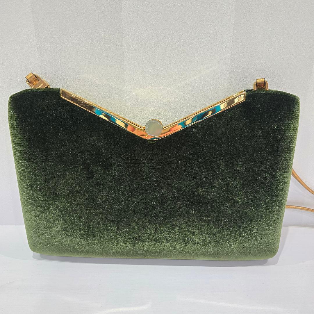 エンポリオアルマーニ ベルベット2way クラッチ　ショルダー