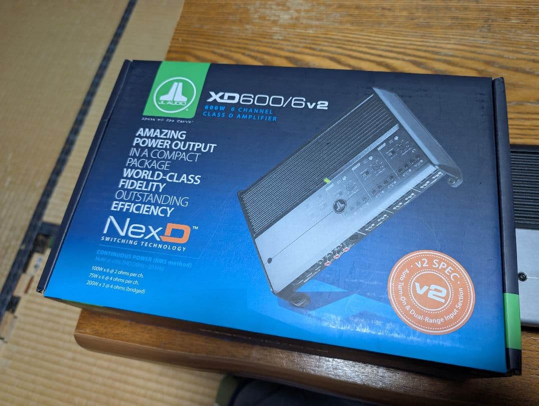 JL Audio XD600/6v2 カーアンプ　極美品