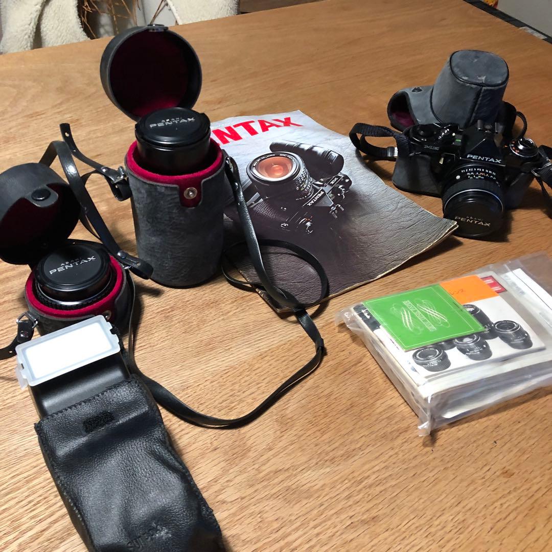 極美品フィルムカメラPENTAX ME 3種類レンズ付き