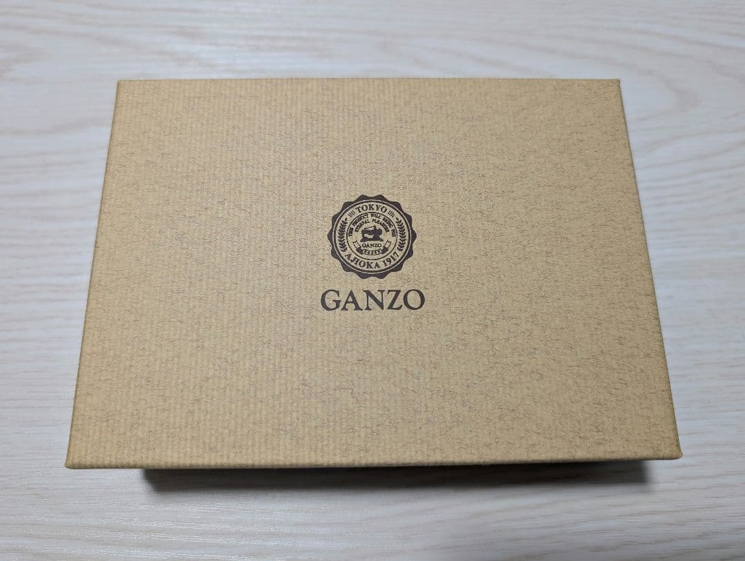 ganzo ガンゾ シューホーンキーホルダー ジェルコードバン ブラック 黒