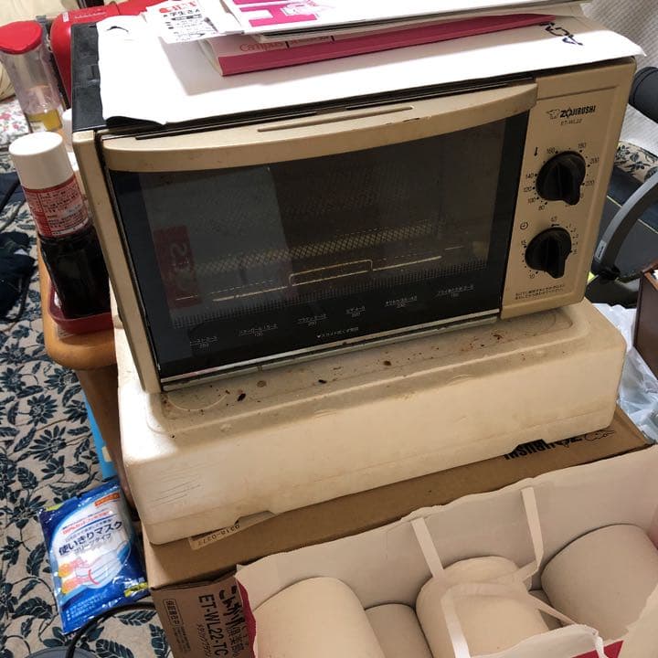 冷蔵庫、洗濯機、レンジ、トースター以上4点