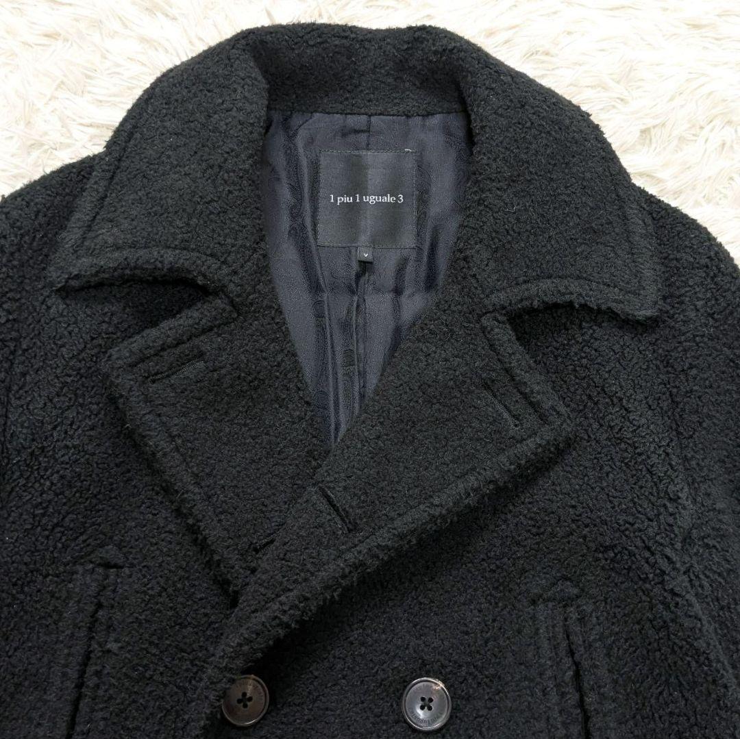 1PIU1UGUALE3 SHEEP BOA P COAT ボア ダブルコート