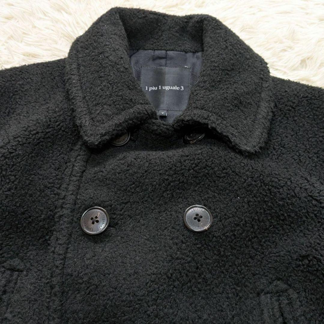 1PIU1UGUALE3 SHEEP BOA P COAT ボア ダブルコート