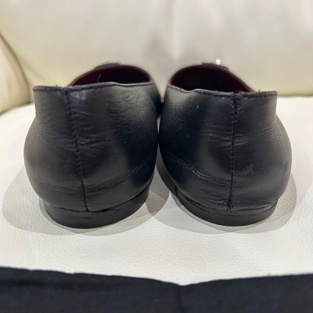 CHANEL ターンロック　バレエシューズ　23.5cm 36 1/2 黒