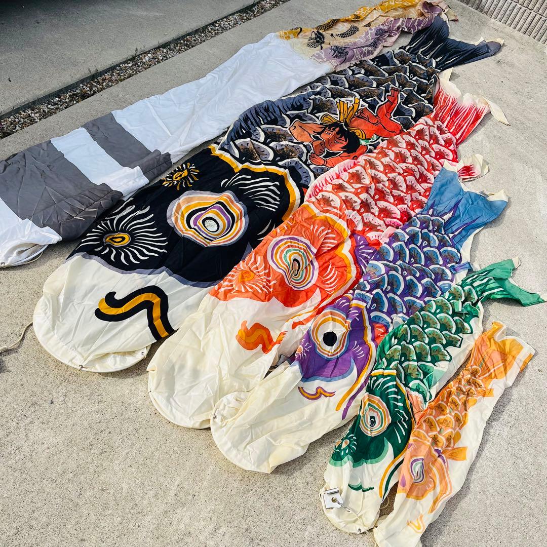 鯉のぼり　黄金兜鯉　4M