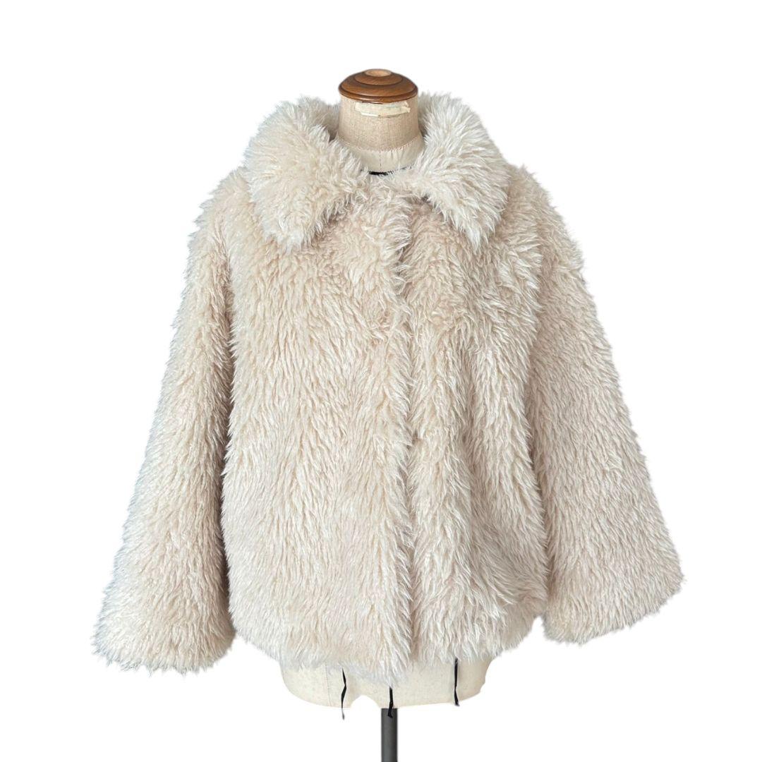 美品✨️CAPRICIEUX LEMAGE エコファーコート　エクリュ