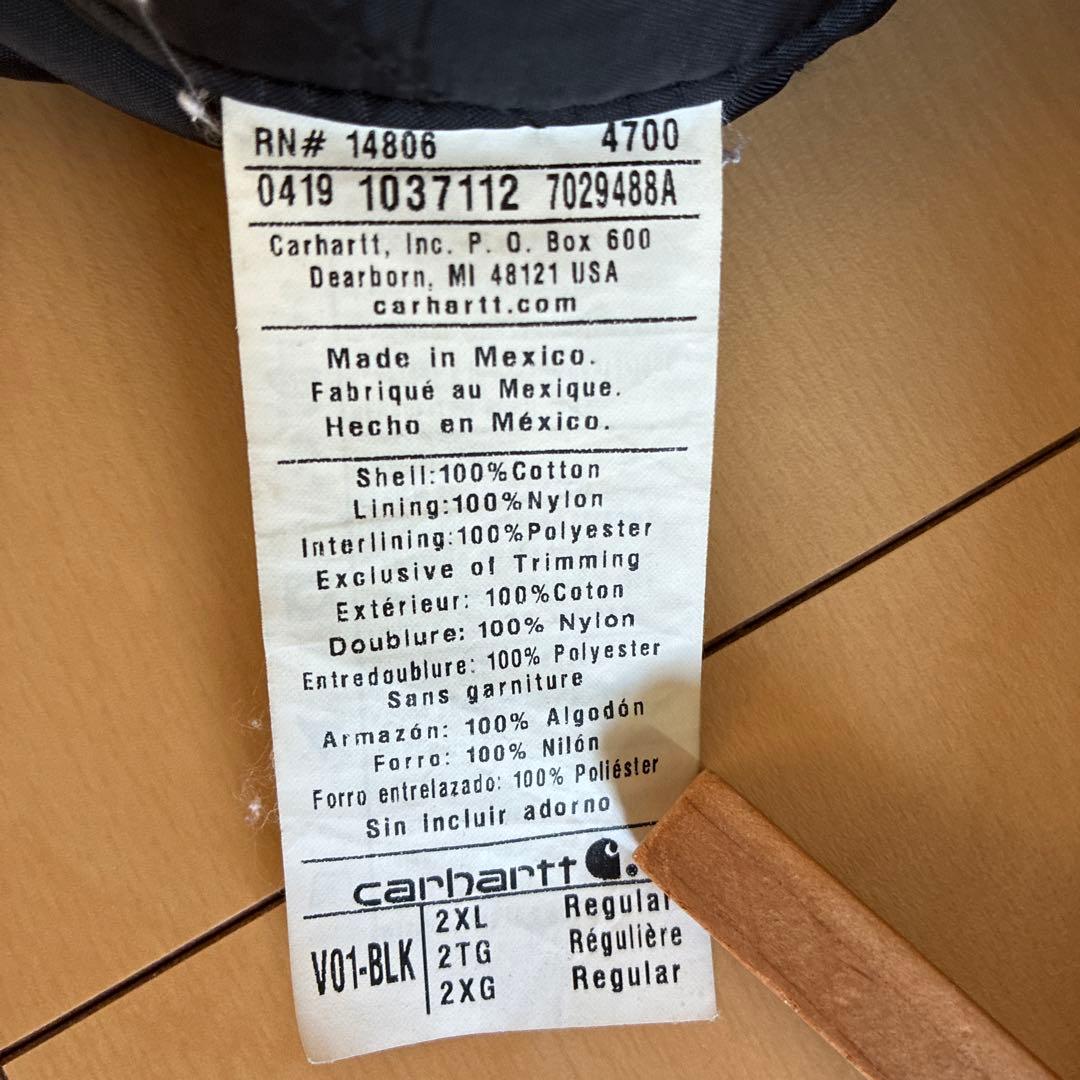 Carhartt ブラック ダックベスト