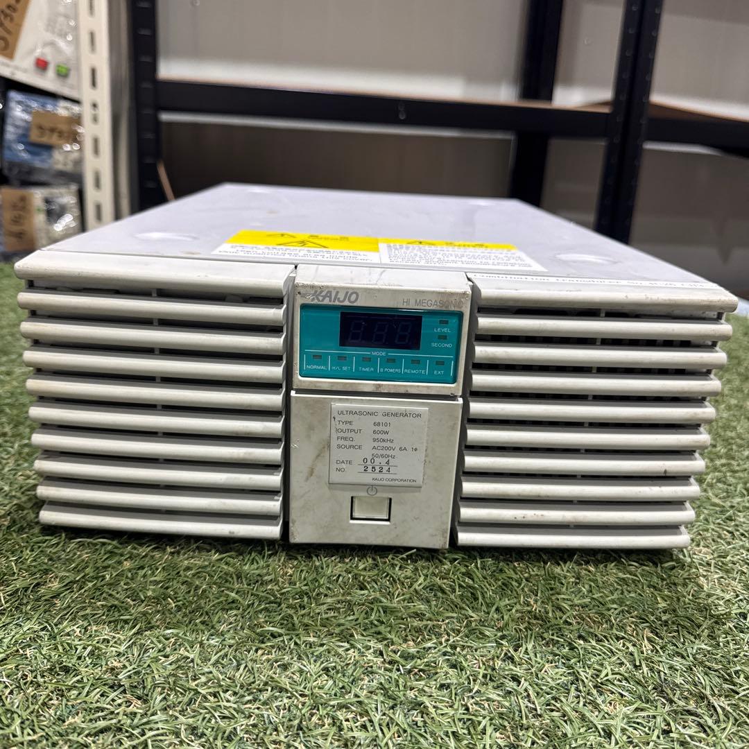 中古 Kaijo 68101 超音波発電機 600W 950KHz
