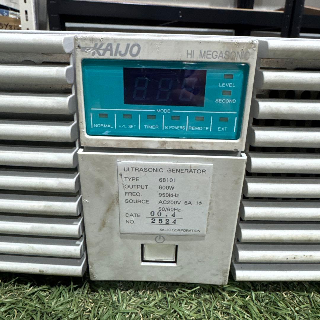 中古 Kaijo 68101 超音波発電機 600W 950KHz