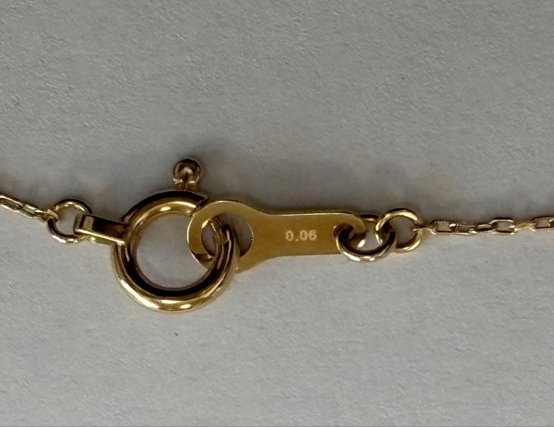 K18 パーティクル ネックレス イエローゴールド