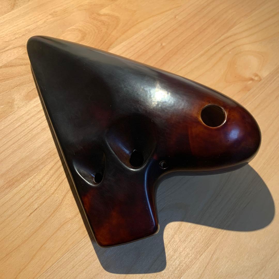 オカリナ　フォーカリンク　ダブルAG管　漆仕上げ