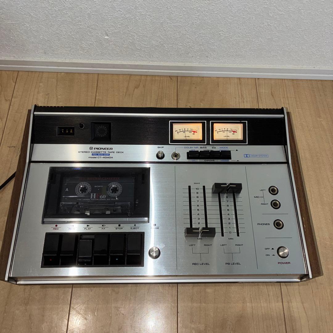 パイオニア　CT-4040A カセットデッキ 　動作ok