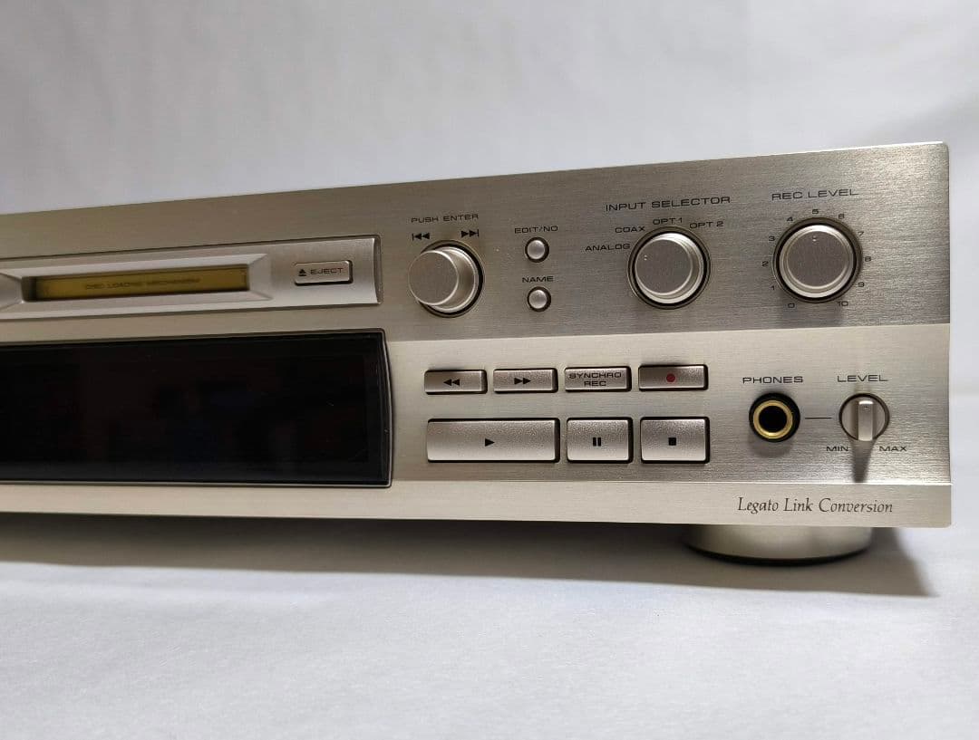 38【送料無料】稀少！美品！動作品！パイオニア★MDレコーダー★MJ-D7