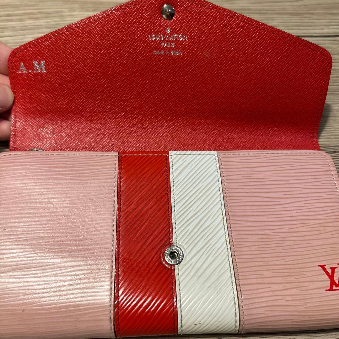 ルイヴィトン　長財布　ピンク