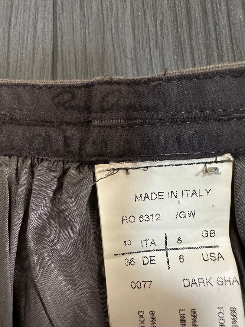 リックオウエンス 変形ウエストパーツ付き ショートパンツ