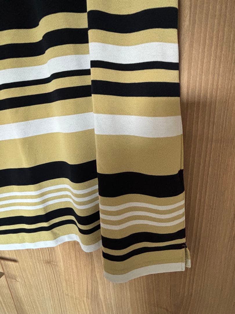 PEARLY GATES ストライプ ポロワンピース