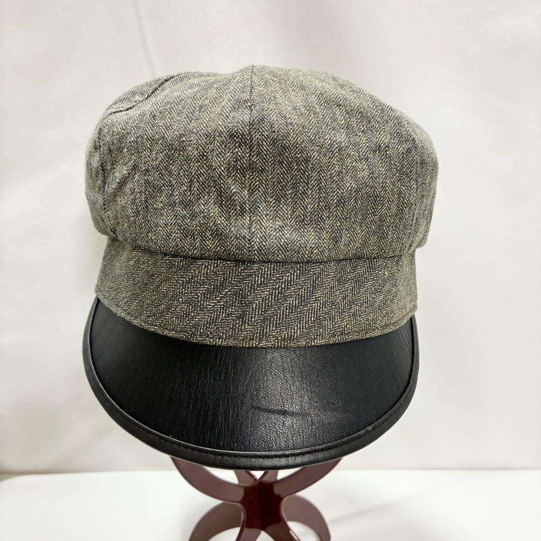 RRL ダブルアールエル レザートリム モーターサイクル キャップ