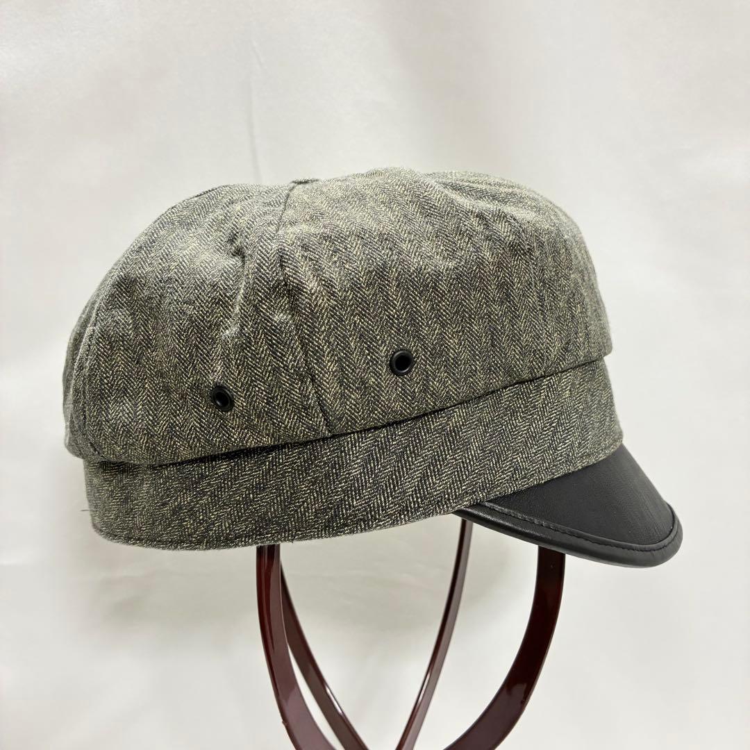 RRL ダブルアールエル レザートリム モーターサイクル キャップ