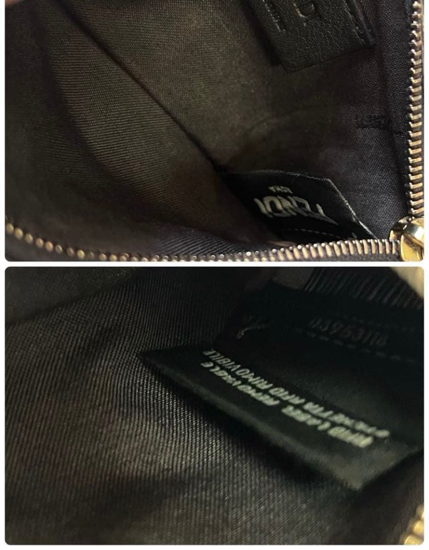 FENDI フラグメントケース　ケース　カードケース　小銭入れ　財布　黒