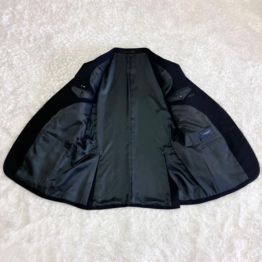 極美品 BURBERRY LONDON カシミヤ 100% ジャケット 黒