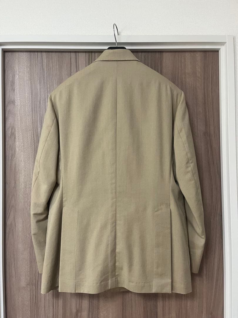 デペトリロ ダブルスーツ ウール×コットン ベージュ系 春夏