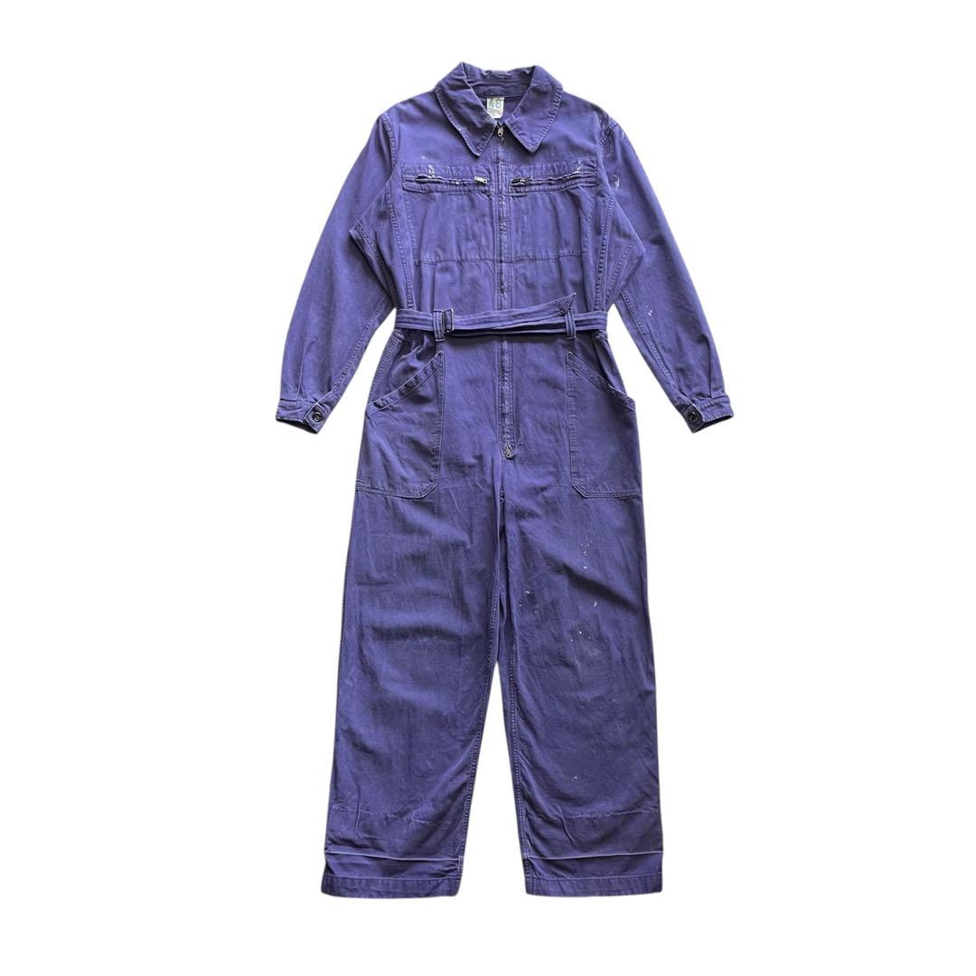 ~60s ヴィンテージ フランス軍 オールインワン つなぎ ミリタリー 古着