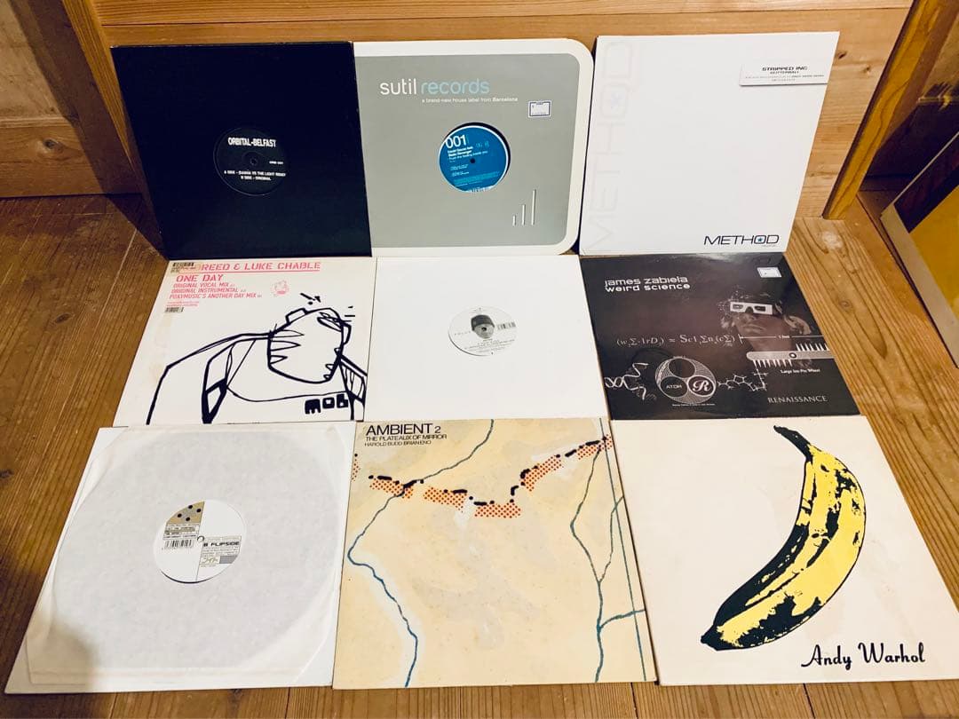 Techno, house, trance , レコード、55枚セット