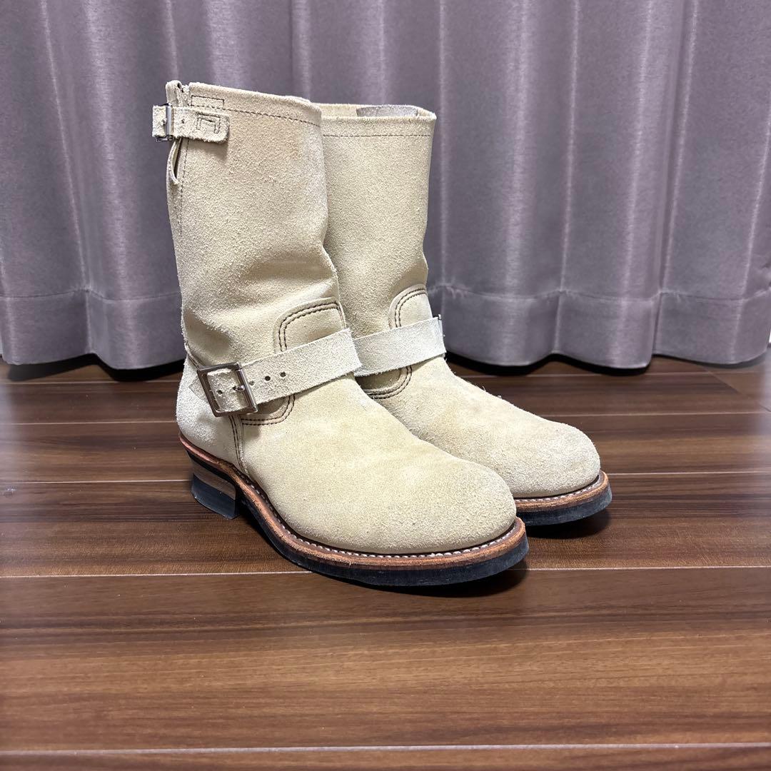 レッドウイング8268エンジニアベージュラフアウト【8D 26センチ11年良品】