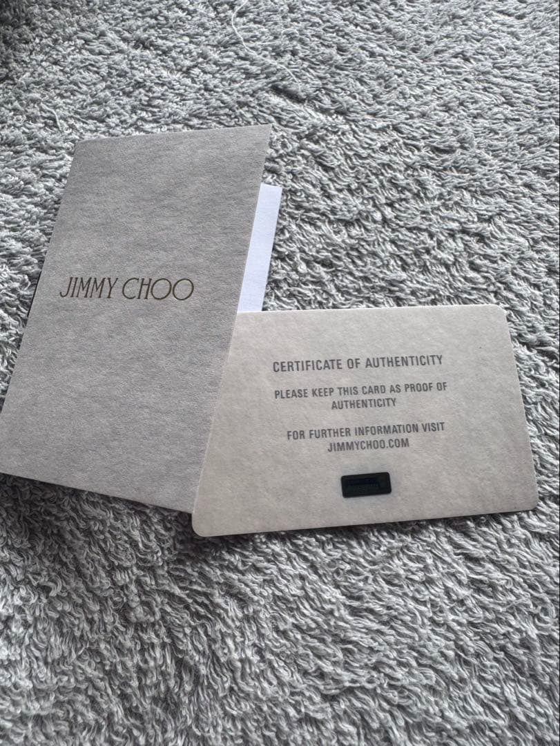 未使用 JIMMY CHOO シルバー スタースタッズ クラッチバッグ