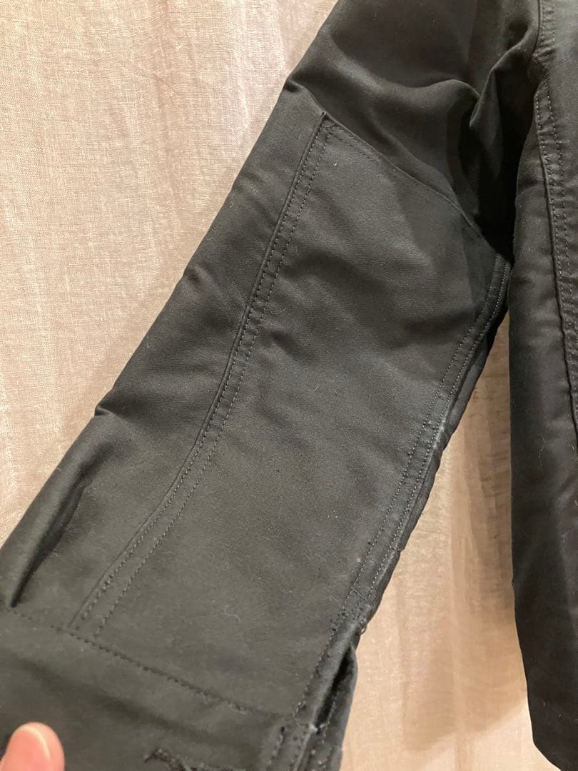 GALLICE ブラックモールスキンカバーオール